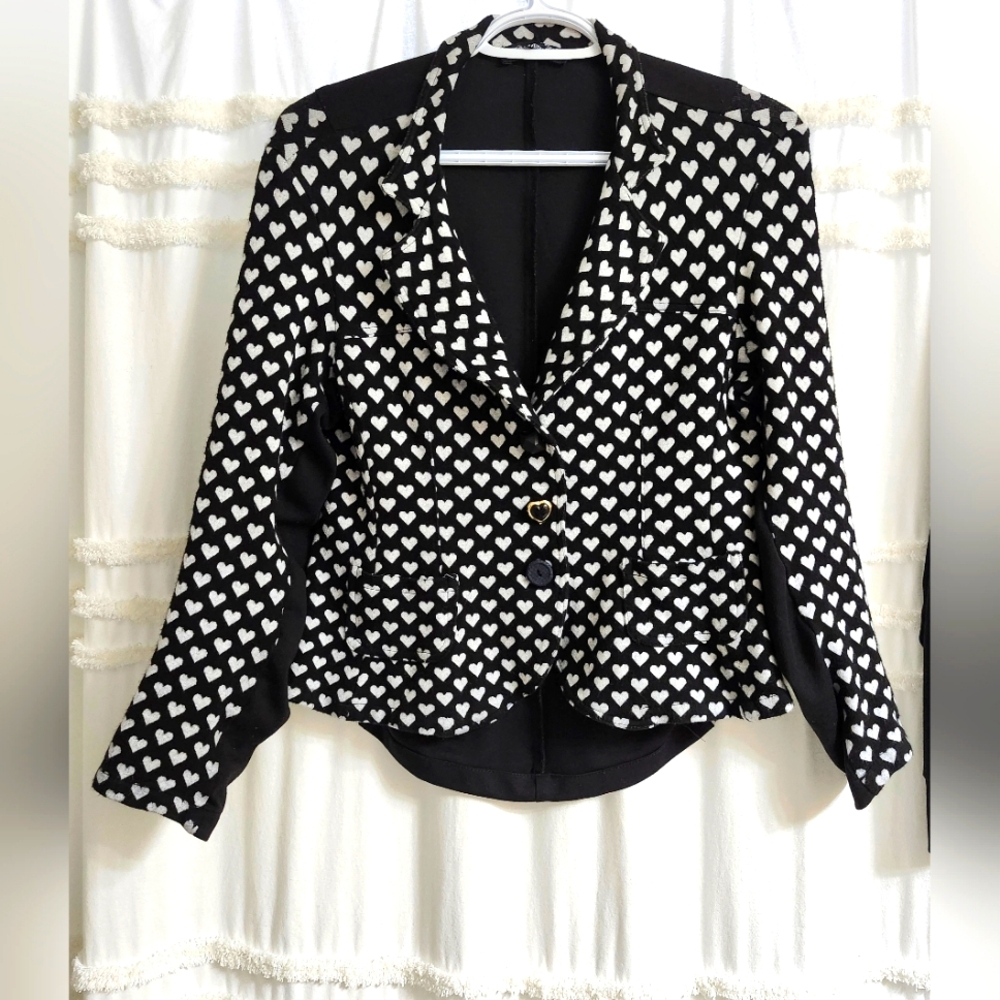 Nero Black Giacca Jacket, by Rinascimento. Size Medium. Final Price.